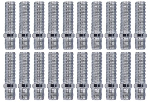 Klanata Kit de Conversion de Goujons de Roue, 20 Pièces, Adaptateur M12x1.25 / M12x1.5, Longueur 50mm, Tige 33mm