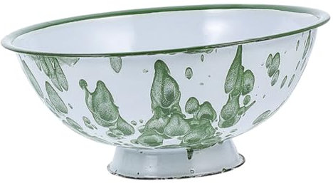 Cabilock Emaille-schüssel Für Küche Und Haushalt Vielseitig Einsetzbar Als Suppenschüssel Obstschale Oder Dekoration Leicht Zu Reinigen Und Robust