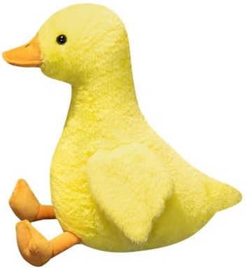 Ente Kuscheltier, Plüschtier Ente süße Spielzeug plüsch Ente Einfache Stofftier, zum Spielen und Kuscheln, Geschenk für Kinder Mädchen (100 cm,gelb)