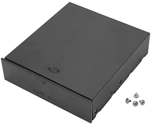 13,3 cm (5,25 Zoll) Trayless Hot Swap Mobile Rack für 13,3 cm (5,25 Zoll) Festplatte internes Gehäuse Laufwerksschacht schwarz
