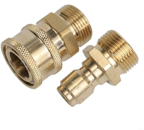 Raccord mâle 3/8 vers M22 à dégagement rapide pour raccord de tuyau de nettoyeur haute pression