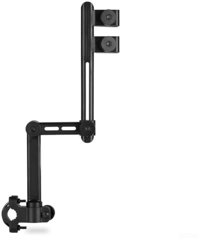 360 Grad Schirmhalterung mit 15 mm Lochdurchmesser, kompatibel mit Rollstühlen, Campingstühlen und Fahrrädern