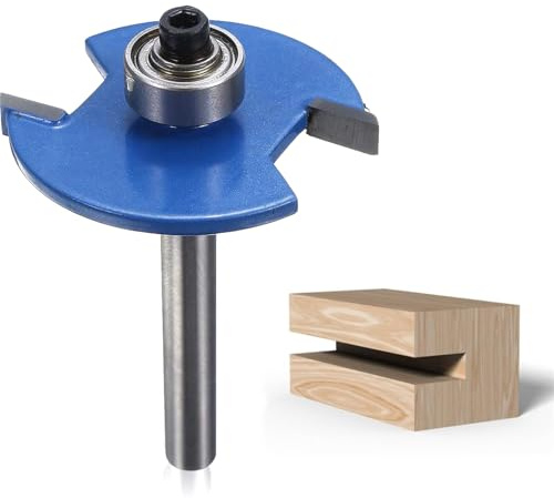 1 Pcs Biscuit Jointer, Precision Biscuit Cutters Woodwork Router Bit, High-Speed Carbon Steel Jointer Tool, Durable Biscuit Joiner Cutter for Wood Routers, Ideal for Woodworking, Grooving