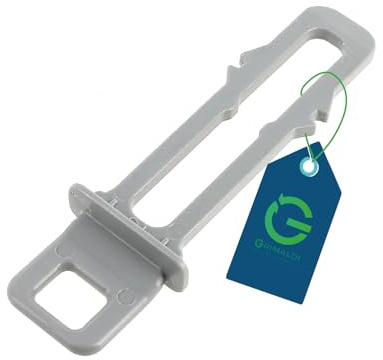 G GRIMALDI C00282807 Fermo Porta Lavastoviglie Compatibile con Ariston Indesit Hotpoint Whirlpool Bauknecht Ignis 482000021982 — Gancio Chiusura Sportello — Blocco Porta