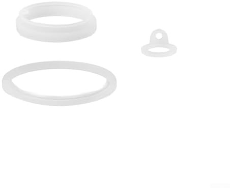 O Ring Gaskets for Thermoflask Replacement 24-64oz - Flexible Silicone Sealing Ring Water Bottle Lid Gasket Insulated Flask Seal White Multi Pack(3-piece Set)