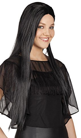 Boland 86330 Adult Wig Charming Black One Size