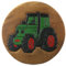 ART-CRAFT Vielseitiger Kinderhocker Holzhocker rund aus Massivholz Motiv Traktor mit vielen Einsatz Möglichkeiten