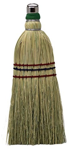 LaPrima Shops Authentic Hand Made All Broomcorn Broom (12-Inch/Whisk)
