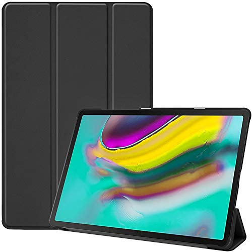 ProCase Hülle für Galaxy Tab S5e 10.5 Zoll 2019 T720 T725, Ultra Dünn Leicht Cover Case Stander Hart Klapphülle für 10.5 Galaxy Tab S5e Tablet SM-T720 (Wi-Fi) SM-T725 (LTE) 2019 -Schwarz