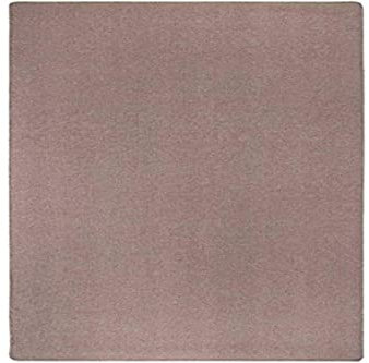 andiamo Teppich Grotone rund mit Vliesrücken, schadstoffgeprüft, meliert, Farbe:Dunkelbeige, Größe:50 x 80 cm