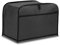 kwmobile Hülle für 2-Scheiben Toaster - Staubschutz Abdeckhaube - Toasterabdeckung in Dunkelgrau - 19 x 20,3 x 28 cm