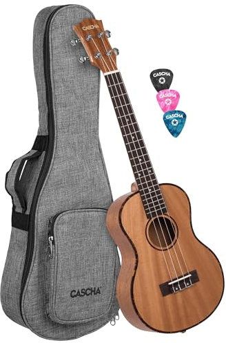 Tenor Ukulele Mahogany Lefthand (incl. Bag padded, 3 Picks)