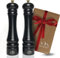 GREYMOUNT ® Caucasus Salz und Pfeffermühle Set (Pure Black, Set aus zwei Mühlen)