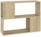 vidaXL TV Schrank mit Stauraum Lowboard TV Möbel Tisch Board Sideboard Fernsehtisch Fernsehschrank HiFi-Schrank Sonoma-Eiche 80x24x63cm Holzwerkstoff