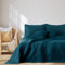 AmeliaHome Tagesdecke 260x280 cm Bettüberwürf zweiseitig Ultrasonic Steppung Polyester Ophelia Indigo