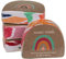 Magisches Baumwoll-Handtuch Zaubertuch Regenbogen 4er-Set für Kinder 30 x 30 cm Mitgebsel Geschenkidee Kindergeburtstag Geschenk Reisen 100% Baumwolle