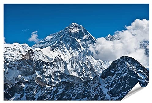 islandburner XXL Bild Poster Mount Everest Berggipfel Top World Premium Bilder Fotodruck