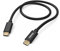 Hama Ladekabel „Fabric“ USB C auf USB C, Nylon, 1,5m (Schnellladung, Handy Ladekabel, Datenkabel, USB Kabel, Handykabel, USB Typ C, Knickschutz, flexibel, vergoldet, maximal kompatibel) schwarz