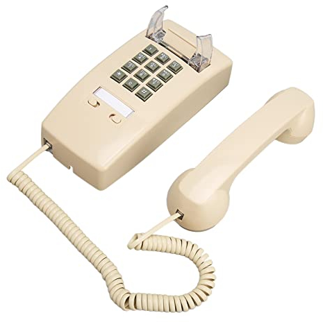 Retro-Wandtelefon, Vintage-Wandtelefone für Festnetz, Schreibtisch-Schnurtelefon mit Einstellbarer Lautstärkeregelung, Telefon Im Alten Stil für Zuhause, Bar, Badezimmer, Dekorativ