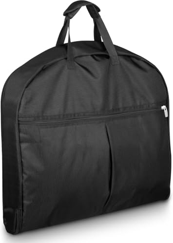 Sacs à vêtements robustes de 109 cm pour voyage - Sac de transport imperméable pour homme et femme - Avec poignée et grande poche - Bagages à main en voyage d'affaires - Noir