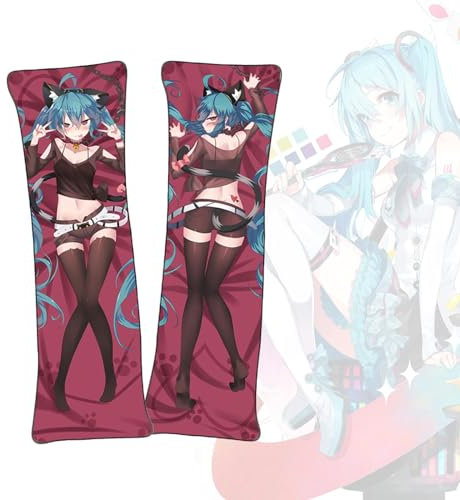 Anime Kissenbezüge Hatsune Miku Anime Körper Kissen Dakimakura doppelseitiger Körperkissenbezug