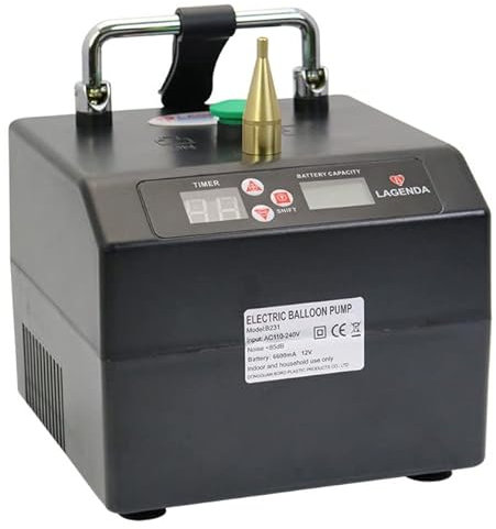 Electric Air Balloon Pump - Timing Function, Memory Function - Suitable For 160/260/360 Long Balloons And 5-Inch Round Balloons – Inflator For Quick And Easy Balloon Inflation