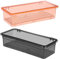CIYODO 2 Piezas caja drenaje caixas arrumação cozinha kitchen storage organizador utensilios con tapa cajones plástico almacenamiento electrodomésticos cocina cajón bandeja