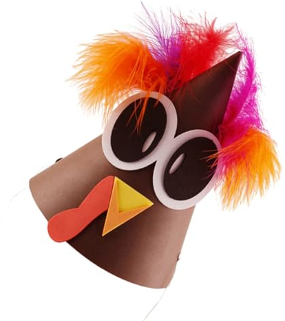 Toyvian Truthahnhut Für Kinder Thanksgiving-truthahnhut Thanksgiving-hut Truthahnmütze Für Kinder Motorhaube Für Kinder Trendige Accessoires Dekorationen Für Thanksgiving