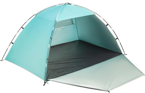 Tente de Plage, Portable Extra Light, Tente Plage pour 3-4 Personnes 210 * 230 * 120cm, Abri de Plage avec Protection UV UPF 50+, pour la Famille, la Plage, Le Jardin, Le Camping(LightBlue