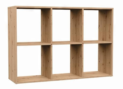 Oggi Regał Mal 2X3 Eiche Kunsthandwerk Regalgerüst Bücherregal Holzregal Wohnzimmer Dekor Storage Organizer Haltbar Ebay Schrank Möbel Massivholz Naturholz Einrichtungsschic