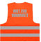 Mut zur Wahrheit Demo Demonstration Warnweste BZW. Signalweste mit reflektierendem Aufdruck - Größe XXL / 3XL, orange