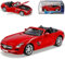 alles-meine.de GmbH Mercedes-B SLS AMG Roadster Cabrio Rot 1/24 Modell Auto mit individiuellem Wunschkennzeichen