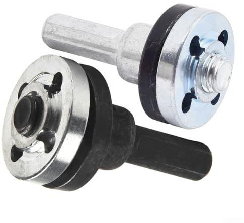 Verbindungsstangen-Adapter, 10 mm, elektrische Bohrmaschine auf Winkelschleifer, 2-teiliges Set für verbesserte Schleif- und Polierfunktion