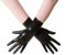Schwarze Latex Handschuhe für Damen und Herren,Naturkautschuk Handschuhe Cosplay Kostüm Party Clubwear-S