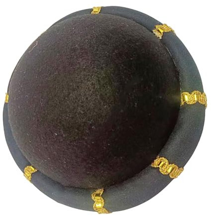 YUNNESS Royal Guard Styles Arabischer Hut Elegant Bestickt Hut Kulturelle Feier Hut für Kulturbegeisterte, Schwarz , Suitable for 55-60cm head circumference