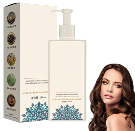 Single Agent Botanical Hair Color Cream Botanical Covering Gray Hair Dye Hair Color Cream Plant Extract Non-Damage Hair Dye Cream Botanical Bubble Hair Dye for All Hair Types