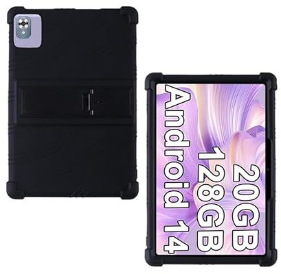 ORANXIN Case for FEZAWIO F11 Android 14 Tablet 10 inch Soft Silicone Shockproof Adjustable Stand Rubber Shell Protective Cover