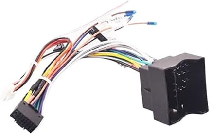 Szwaldaper Auto Radio Stereo Kabelbaum Kabel Adapter Android 16pin, for VW, for Golf, for Skoda, for Octavia, MK1 MK2, for Seat, Leon Quadlock Radiokabel für Auto