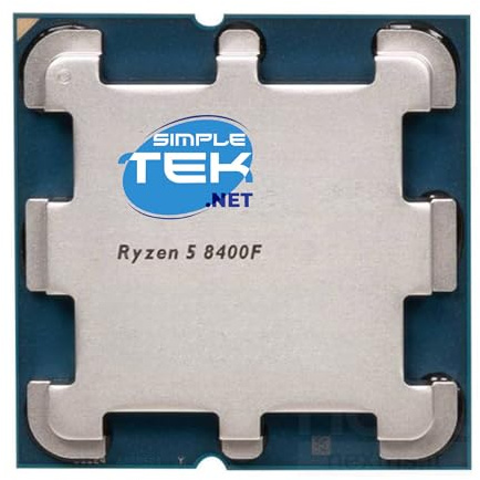 SIMPLETEK - Processore 8400F - Socket AM5 - Fino a 4.70GHz - 6C/12T - Grafica non Integrata - Senza Dissipatore