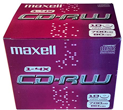 CD-RW80 10 Pack Jewel case 10mm