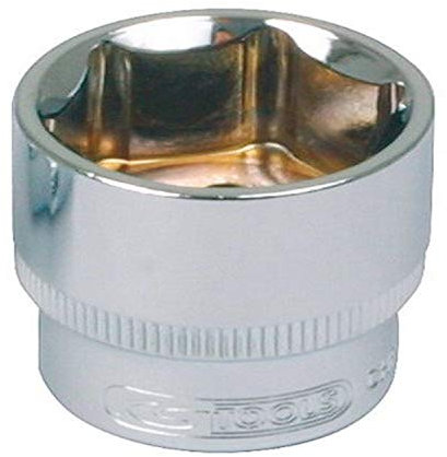 KS Tools 918.1315 - Douille 6 pans - 1/2'' - 1,1/4'' - Gamme CHROMEplus - Pour une utilisation manuelle - En Chrome Vanadium - Finition chromée