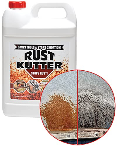 Rust Kutter Rust Converter, Paradas de óxido, óxido Profesional reparación - galón 1 galón (128 onzas líquidas)