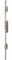 ISEO FRANCE SAS (CAVERS) SQA60202 Serrure 3 Points à Larder ISEO Electa INOX à pêne réversible-Têtiere U-1860x24x6-Axe 30-785101302, NSP