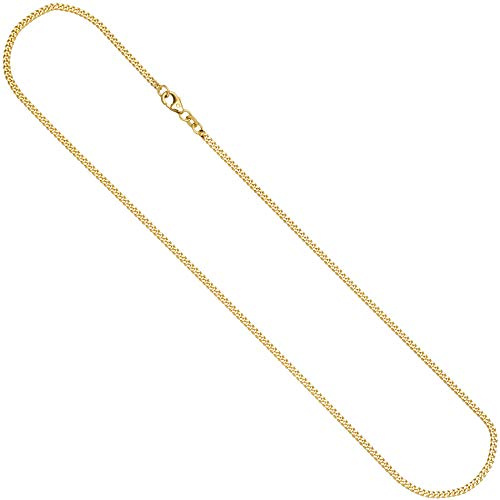 Jobo Damen Goldkette Panzer-Kette aus 8 Karat 333 Gold massiv 2,6 mm 50 cm