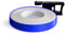 4R Quattroerre.it 10285 Wheel Stripes Tiras Reflectantes para Llantas de Moto con Aplicador, Azul, 7 mm x 6 mt