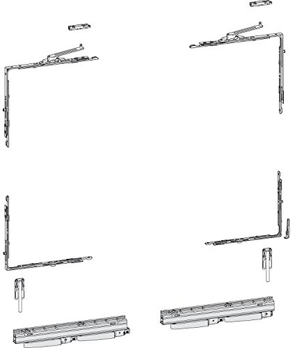 HAUTAU ATRIUM HKS 200 Z/TWIN Grundkarton, links, 200 kg, 1 Karton | Zubehör Beschläge für Fensterbeschläge Schiebefenster Schiebetürbeschlag