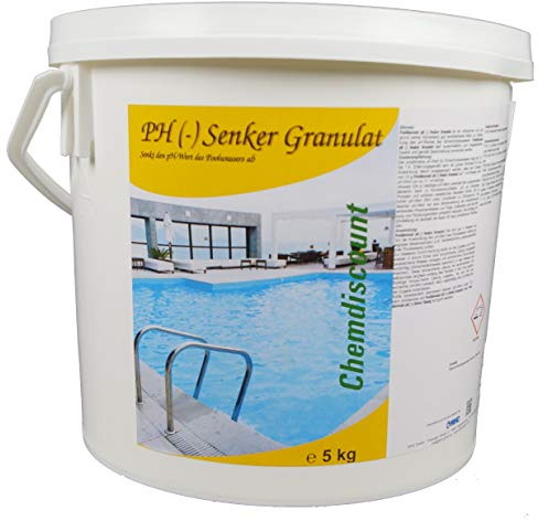 5kg pH Senker fest (pH -, pH Minus) (Pulver, Granulat, Feststoff)