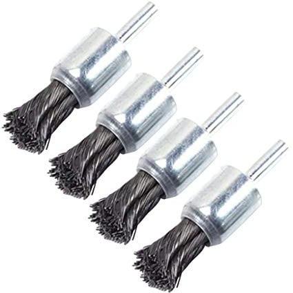 4 Stücke Professional Pinselbürste, Stahl, gezopfter Draht
