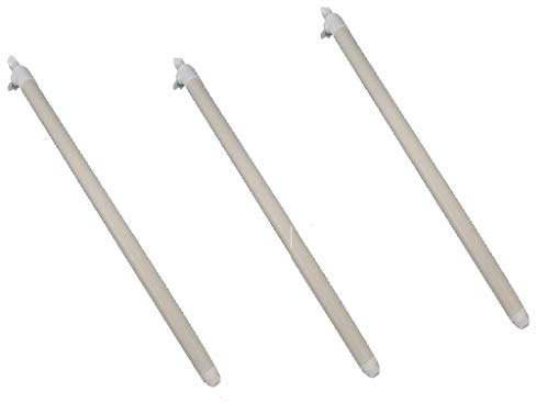 3 x Windbreak Tension Rods - Adjustable Straighten Stretch Bar