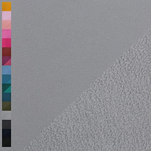 Swafing Nano Softshell, wind- und wasserabweisend, uni grau (25cm x 140cm)